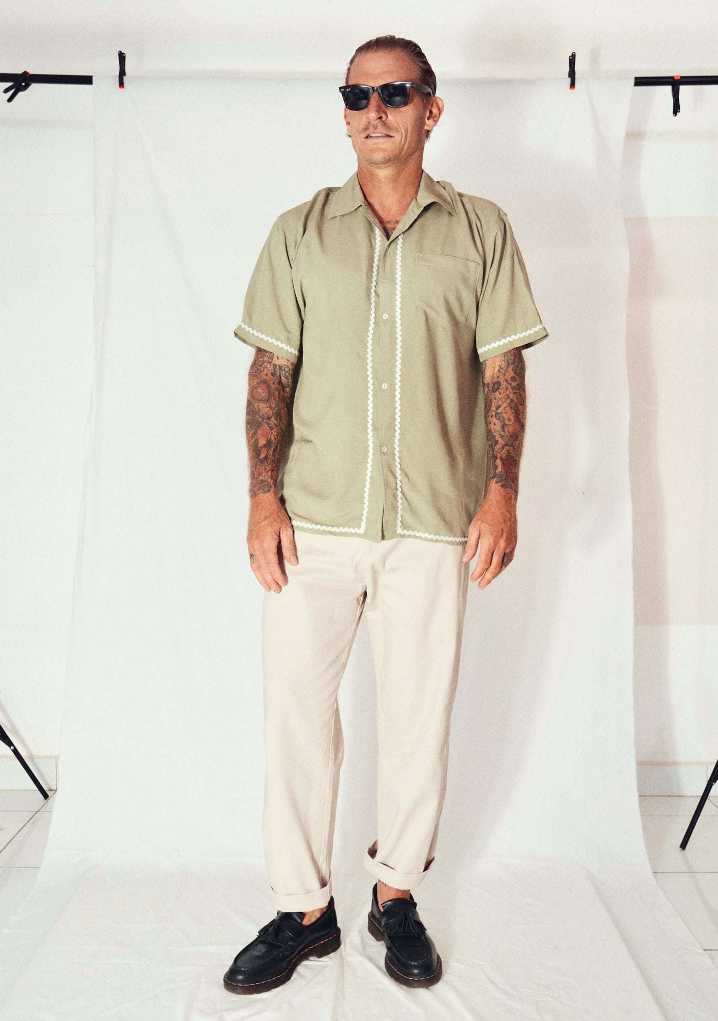 ‘Aperitivo’ Shirt Olive