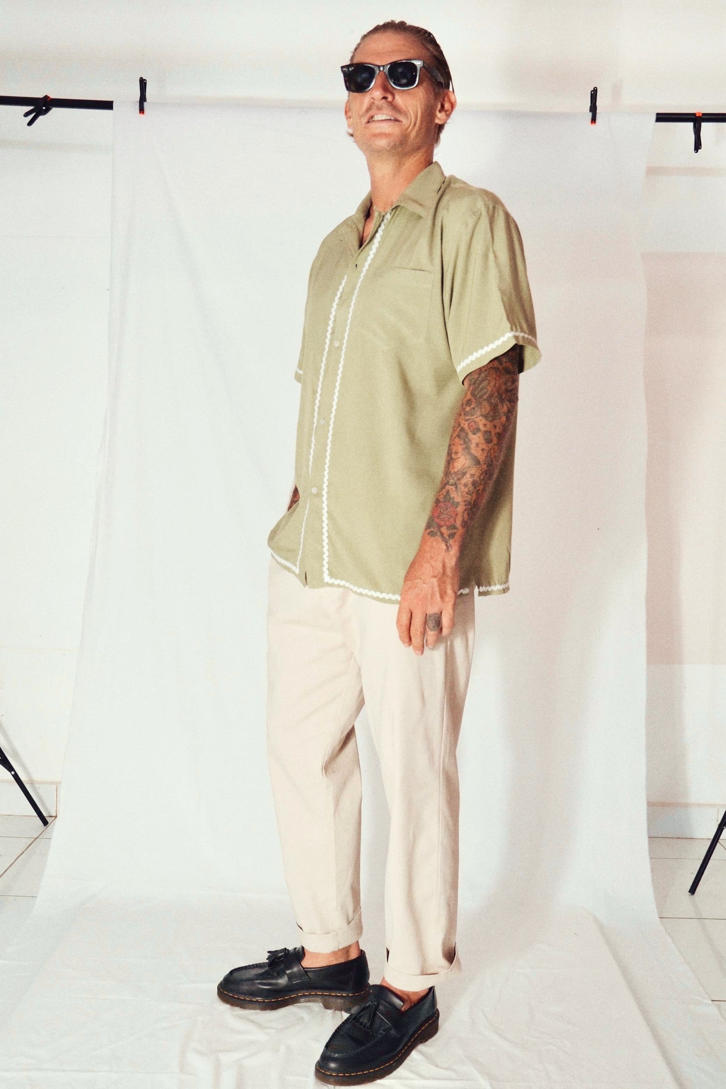 ‘Aperitivo’ Shirt Olive